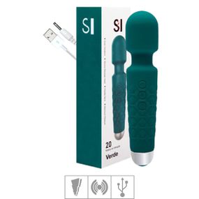 Massageador Recarregável Varinha Mágical SI (7167) - Verde - lojaSeduzir.com.br Sex Shop e Lingerie Sensual em BH