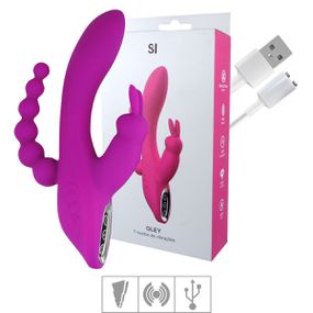 Vibrador Com Estimulador Recarregável Oley SI (7398) - Mage... - Loja Seduzir - Sex Shop e Lingerie Sensual em BH