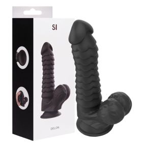 Prótese 16x13cm Com Ventosa e Escroto Delon SI (7409) - Pret... - lojaSeduzir.com.br Sex Shop e Lingerie Sensual em BH