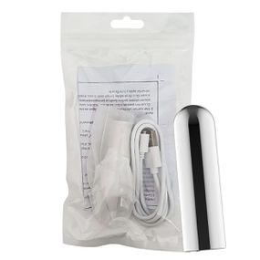 Cápsula Vibratória Recarregável SI (7899) - Cromado - lojaSeduzir.com.br Sex Shop e Lingerie Sensual em BH
