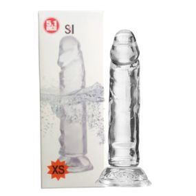 Prótese 12x9cm Com Ventosa SI (8225) - Translúcido - lojaSeduzir.com.br Sex Shop e Lingerie Sensual em BH