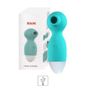 Vibrador Com Pulsação Sam SI (8282) - Azul - Loja Seduzir - Sex Shop e Lingerie Sensual em BH