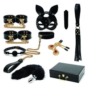 Kit Sado Maleta de Luxo Com Bullet SI (8436) - Preto - lojaSeduzir.com.br Sex Shop e Lingerie Sensual em BH