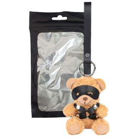 Chaveiro de Ursinho Sado SI -(8763) - Marrom - lojaSeduzir.com.br Sex Shop e Lingerie Sensual em BH