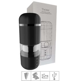 Masturbador Lanterna Com Rotação Twister SI -(8768) - Preto - lojaSeduzir.com.br Sex Shop e Lingerie Sensual em BH