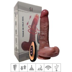 Prótese 17x14cm Com Vibro Ventosa e Escroto Vai e Vem SI (88... - lojaSeduzir.com.br Sex Shop e Lingerie Sensual em BH