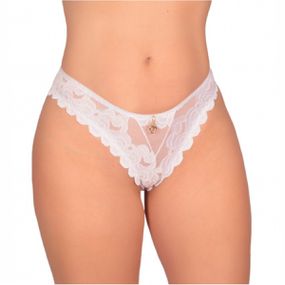 .*Calcinha Lara Biju (CF618). - Branco - lojaSeduzir.com.br Sex Shop e Lingerie Sensual em BH