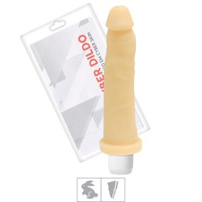 Prótese 19x15cm Com Vibro Cyber Dildo (CYB07-17020) - Bege - Loja Seduzir - Sex Shop e Lingerie Sensual em BH