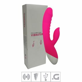 *Vibrador Com Saliências Recarregável VP (DB043) - Rosa - lojaSeduzir.com.br Sex Shop e Lingerie Sensual em BH