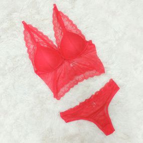 Conjunto Karina (DR4508) - Pink - Loja Seduzir - Sex Shop e Lingerie Sensual em BH