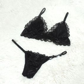 Conjunto Claudia (DR4532) - Preto - Loja Seduzir - Sex Shop e Lingerie Sensual em BH