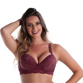 *Soutien Duanip Com Bojo (DU750) - Vinho - lojaSeduzir.com.br Sex Shop e Lingerie Sensual em BH