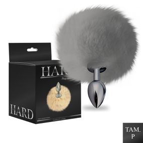 Plug de Meta PomPom Médio Hard (HA115) - Preto - Loja Seduzir - Sex Shop e Lingerie Sensual em BH