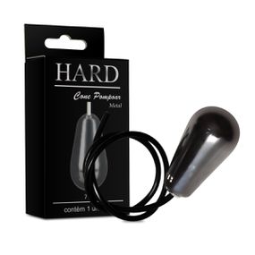 Cone Pompoar em Metal Hard (CSA122-HA122) - Onix - Loja Seduzir - Sex Shop e Lingerie Sensual em BH