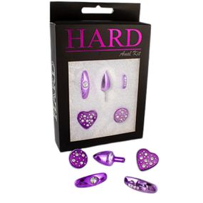 Kit Plug Cravejado Com Base Removivel P (HA131-ST616) - Lilá... - Loja Seduzir - Sex Shop e Lingerie Sensual em BH