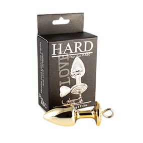 Plug de Metal P ABC Para Personalização (HA177) - Dourado - lojaSeduzir.com.br Sex Shop e Lingerie Sensual em BH