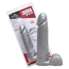 Prótese 17x15cm Com Escroto Luxúria Com Glitter (HP231LP) - ... - lojaSeduzir.com.br Sex Shop e Lingerie Sensual em BH