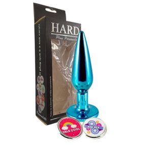Plug Metálico Slim Personalitté Com Duas Pedras (HA188) - Az... - lojaSeduzir.com.br Sex Shop e Lingerie Sensual em BH