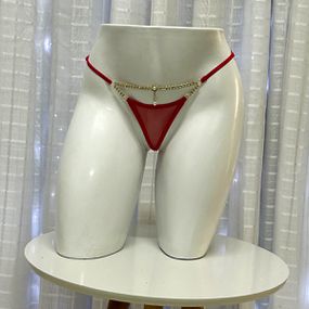 Calcinha Ostentação Íntima Delas (ID1057). - Vermelho - lojaSeduzir.com.br Sex Shop e Lingerie Sensual em BH