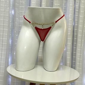 Calcinha Ostentação Íntimo Delas (ID1057) - Vermelho - Loja Seduzir - Sex Shop e Lingerie Sensual em BH