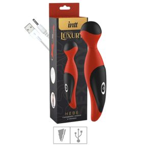 Massageador Recarregável Hebe (IM0154) - Vermelho C/ Preto - lojaSeduzir.com.br Sex Shop e Lingerie Sensual em BH