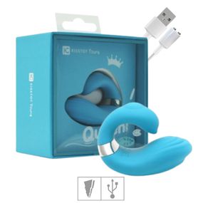 Massageador Recarregável Queeni (KT014) - Azul - lojaSeduzir.com.br Sex Shop e Lingerie Sensual em BH