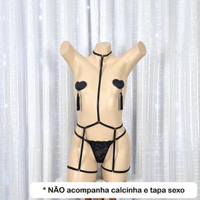 Cinta Liga Com Strapy (LG002) - Preto - Loja Seduzir - Sex Shop e Lingerie Sensual em BH