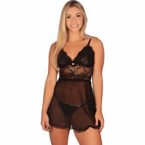 Camisola Vivi (LK597) - Preto - lojaSeduzir.com.br Sex Shop e Lingerie Sensual em BH