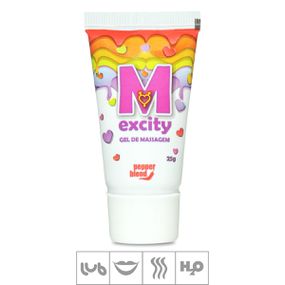 *Lubrificante Beijável M Excity 25g (PB194) - Maçã do Amor - lojaSeduzir.com.br Sex Shop e Lingerie Sensual em BH