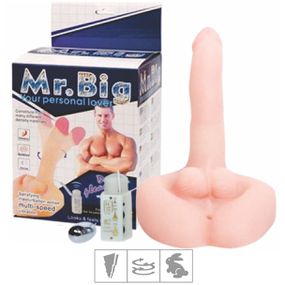 Prótese 15x15cm Com Vibro e Escroto MR. Big VP (PE055) - Beg... - lojaSeduzir.com.br Sex Shop e Lingerie Sensual em BH