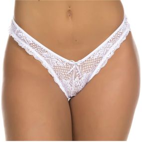 Calcinha Asa Delta (PS6032) - Branco - lojaSeduzir.com.br Sex Shop e Lingerie Sensual em BH
