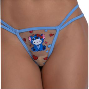 Calcinha Hello Kitty Stitch (PS6274) - Azul - lojaSeduzir.com.br Sex Shop e Lingerie Sensual em BH