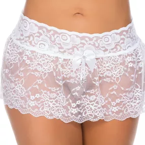 Saia Priscila (PS8039) - Branco - Loja Seduzir - Sex Shop e Lingerie Sensual em BH