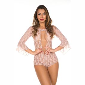 *Macaquinho Princesa (PS8349) - Nude - Loja Seduzir - Sex Shop e Lingerie Sensual em BH