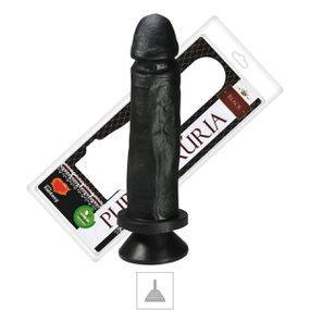 Prótese 17x14cm Com Ventosa (PV004-SF06) - Preto - Loja Seduzir - Sex Shop e Lingerie Sensual em BH