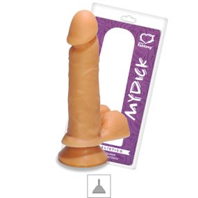 Prótese 14x12cm Com Ventosa e Escroto Mydick (PV008) - Beg... - lojaSeduzir.com.br Sex Shop e Lingerie Sensual em BH