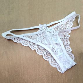 *Calcinha Ana Lua (REN0007) - Branco - Loja Seduzir - Sex Shop e Lingerie Sensual em BH