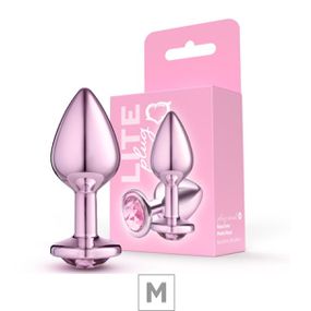 Plug De Metal M Lite Plug (SF263-ST934) - Rosa - lojaSeduzir.com.br Sex Shop e Lingerie Sensual em BH