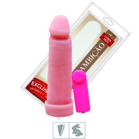 Prótese 16x14cm Com Vibro em Cyber (SF300) - Bege - lojaSeduzir.com.br Sex Shop e Lingerie Sensual em BH