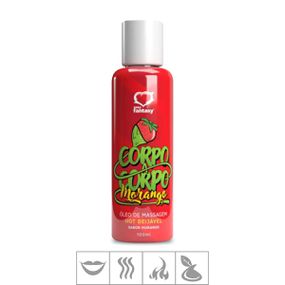 Óleo Beijável Hot Corpo a Corpo 100ml -(ST111) - Morango - lojaSeduzir.com.br Sex Shop e Lingerie Sensual em BH