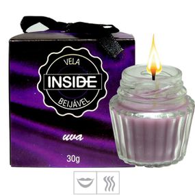 *Vela Beijável Inside 30g (ST147) - Uva - Loja Seduzir - Sex Shop e Lingerie Sensual em BH