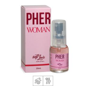 **Perfume Afrodisíaco Soft Love 20ml (ST339) - Pher Woman (F... - Loja Seduzir - Sex Shop e Lingerie Sensual em BH