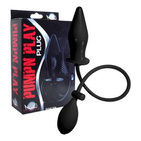 *Plug Pvc 11cm Inflável VP (PL002-ST383) - Preto - lojaSeduzir.com.br Sex Shop e Lingerie Sensual em BH