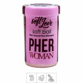 **Bolinha Afrodisíaca Soft Ball Com 2un (ST434) - Pher Woman... - Loja Seduzir - Sex Shop e Lingerie Sensual em BH