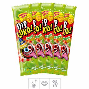 *Bala Efervescente Dip Loko Com 5un (ST512) - Maçã Verde - lojaSeduzir.com.br Sex Shop e Lingerie Sensual em BH