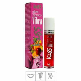 *Gloss Elétrico Vibra Kiss 6g (ST547) - Tutti-Frutti - Loja Seduzir - Sex Shop e Lingerie Sensual em BH