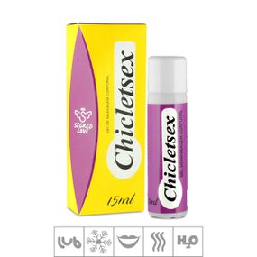 Lubrificante Beijável Chicletsex 15ml (ST553) - Tutti-Frutti - Loja Seduzir - Sex Shop e Lingerie Sensual em BH