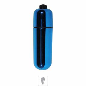 Cápsula Vibratória Power Bullet (ST563) - Azul Metálico - Loja Seduzir - Sex Shop e Lingerie Sensual em BH