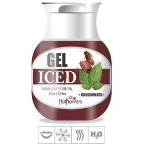Gel Comestível Hot Flowers Iced 35ml -(ST572) - Chocomenta - lojaSeduzir.com.br Sex Shop e Lingerie Sensual em BH