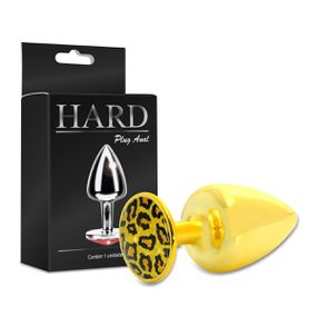 Plug Metálico M Com Pedras Variadas Hard (ST611-HA114) - D... - Loja Seduzir - Sex Shop e Lingerie Sensual em BH